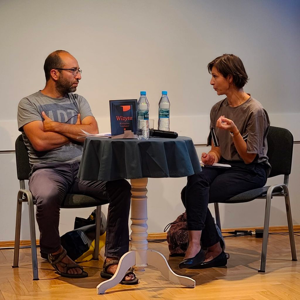 Spotkanie  wokół książki „Wizyta” Kathariny Volckmer z udziałem Aleksandry Bartelskiej i Adama Lipszyca